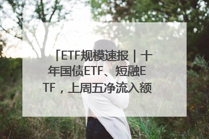 ETF规模速报｜十年国债ETF、短融ETF，上周五净流入额均超20亿元